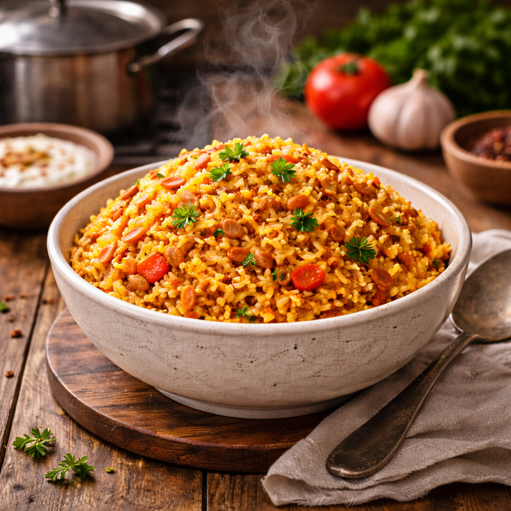 Kartal bulgur pilavı